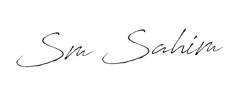 Make a short Sm Sahim signature style. Manage your documents anywhere anytime using Antro_Vectra. Create and add eSignatures, submit forms, share and send files easily. Sm Sahim signature style 6 images and pictures png