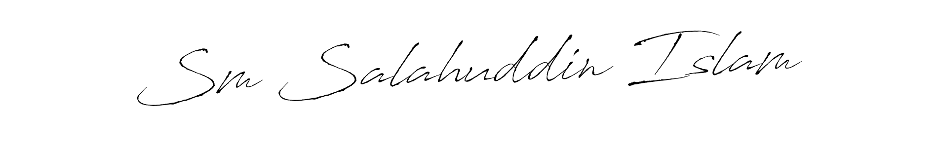 Use a signature maker to create a handwritten signature online. With this signature software, you can design (Antro_Vectra) your own signature for name Sm Salahuddin Islam. Sm Salahuddin Islam signature style 6 images and pictures png