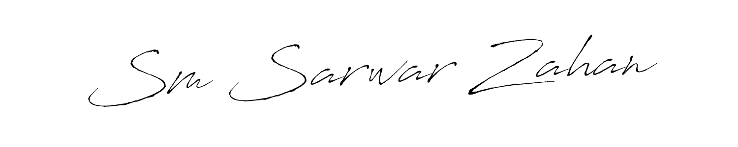 Also You can easily find your signature by using the search form. We will create Sm Sarwar Zahan name handwritten signature images for you free of cost using Antro_Vectra sign style. Sm Sarwar Zahan signature style 6 images and pictures png