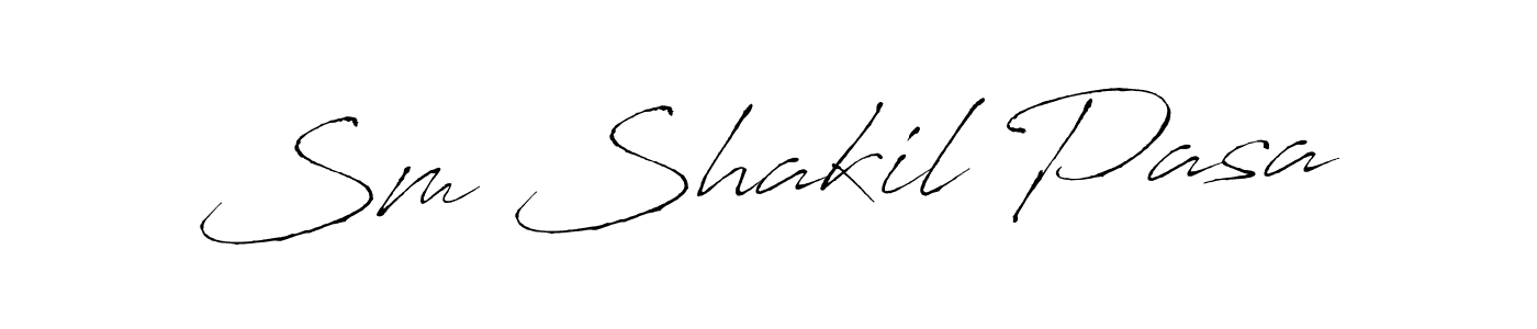 How to make Sm Shakil Pasa signature? Antro_Vectra is a professional autograph style. Create handwritten signature for Sm Shakil Pasa name. Sm Shakil Pasa signature style 6 images and pictures png