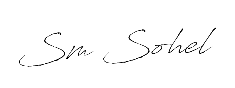 Also we have Sm Sohel name is the best signature style. Create professional handwritten signature collection using Antro_Vectra autograph style. Sm Sohel signature style 6 images and pictures png