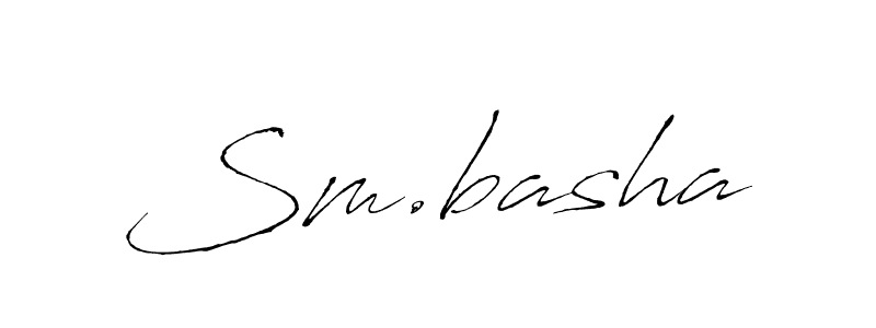 Make a beautiful signature design for name Sm.basha. Use this online signature maker to create a handwritten signature for free. Sm.basha signature style 6 images and pictures png