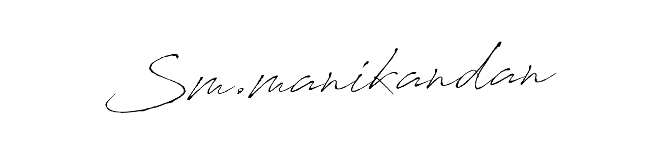 Make a beautiful signature design for name Sm.manikandan. Use this online signature maker to create a handwritten signature for free. Sm.manikandan signature style 6 images and pictures png