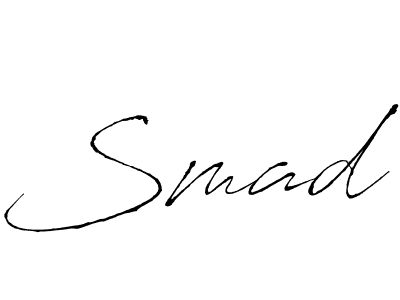 Similarly Antro_Vectra is the best handwritten signature design. Signature creator online .You can use it as an online autograph creator for name Smad. Smad signature style 6 images and pictures png