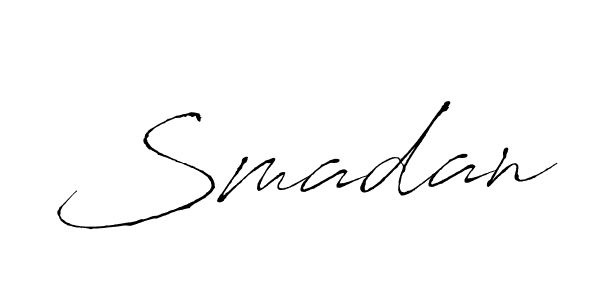 Once you've used our free online signature maker to create your best signature Antro_Vectra style, it's time to enjoy all of the benefits that Smadan name signing documents. Smadan signature style 6 images and pictures png