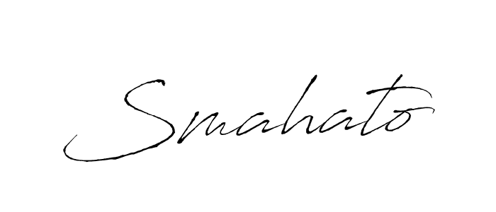 Make a beautiful signature design for name Smahato. Use this online signature maker to create a handwritten signature for free. Smahato signature style 6 images and pictures png