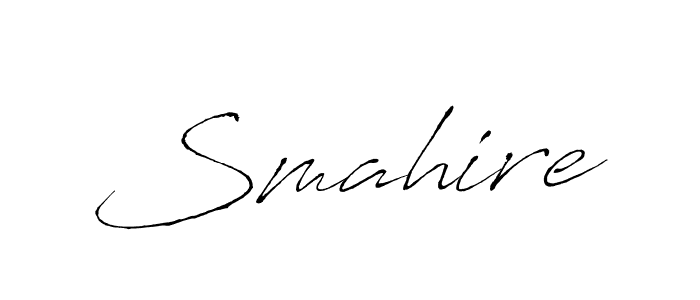 Smahire stylish signature style. Best Handwritten Sign (Antro_Vectra) for my name. Handwritten Signature Collection Ideas for my name Smahire. Smahire signature style 6 images and pictures png