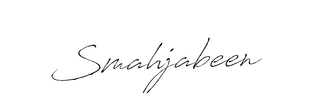 Also You can easily find your signature by using the search form. We will create Smahjabeen name handwritten signature images for you free of cost using Antro_Vectra sign style. Smahjabeen signature style 6 images and pictures png