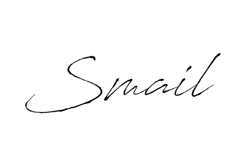 How to Draw Smail signature style? Antro_Vectra is a latest design signature styles for name Smail. Smail signature style 6 images and pictures png