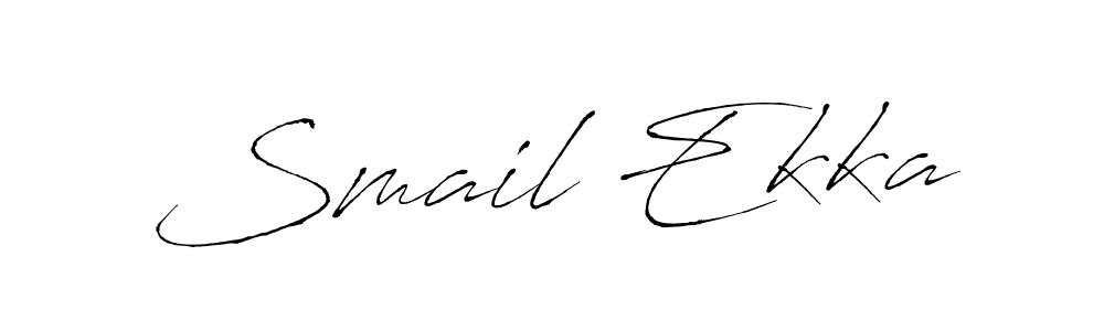 How to Draw Smail Ekka signature style? Antro_Vectra is a latest design signature styles for name Smail Ekka. Smail Ekka signature style 6 images and pictures png