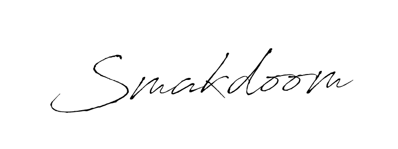 Similarly Antro_Vectra is the best handwritten signature design. Signature creator online .You can use it as an online autograph creator for name Smakdoom. Smakdoom signature style 6 images and pictures png