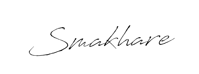 Antro_Vectra is a professional signature style that is perfect for those who want to add a touch of class to their signature. It is also a great choice for those who want to make their signature more unique. Get Smakhare name to fancy signature for free. Smakhare signature style 6 images and pictures png