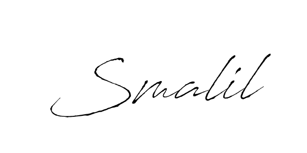 Also You can easily find your signature by using the search form. We will create Smalil name handwritten signature images for you free of cost using Antro_Vectra sign style. Smalil signature style 6 images and pictures png