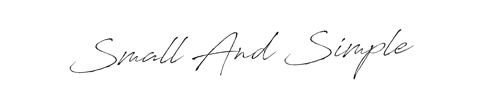 You should practise on your own different ways (Antro_Vectra) to write your name (Small And Simple) in signature. don't let someone else do it for you. Small And Simple signature style 6 images and pictures png