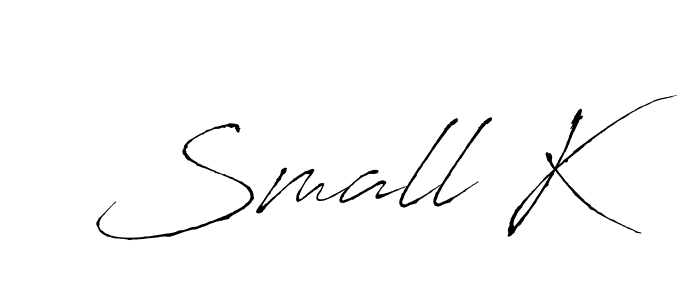 Small K stylish signature style. Best Handwritten Sign (Antro_Vectra) for my name. Handwritten Signature Collection Ideas for my name Small K. Small K signature style 6 images and pictures png