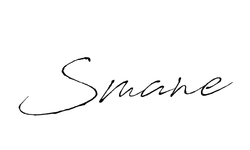 Smane stylish signature style. Best Handwritten Sign (Antro_Vectra) for my name. Handwritten Signature Collection Ideas for my name Smane. Smane signature style 6 images and pictures png