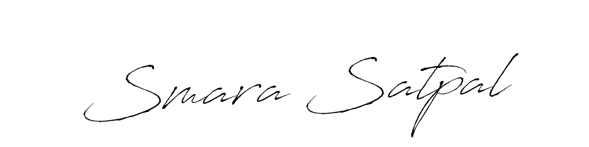 Similarly Antro_Vectra is the best handwritten signature design. Signature creator online .You can use it as an online autograph creator for name Smara Satpal. Smara Satpal signature style 6 images and pictures png