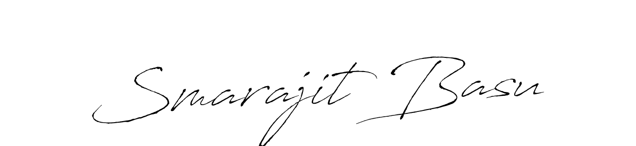 How to make Smarajit Basu signature? Antro_Vectra is a professional autograph style. Create handwritten signature for Smarajit Basu name. Smarajit Basu signature style 6 images and pictures png