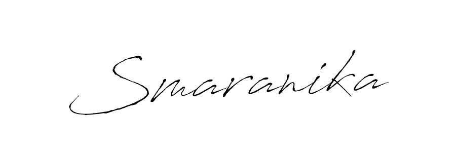Also we have Smaranika name is the best signature style. Create professional handwritten signature collection using Antro_Vectra autograph style. Smaranika signature style 6 images and pictures png