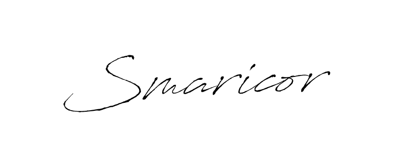 The best way (Antro_Vectra) to make a short signature is to pick only two or three words in your name. The name Smaricor include a total of six letters. For converting this name. Smaricor signature style 6 images and pictures png