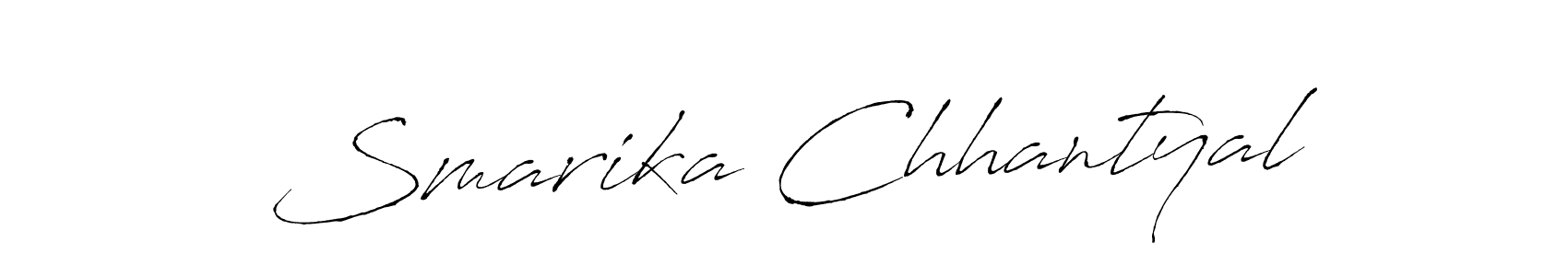 Make a short Smarika Chhantyal signature style. Manage your documents anywhere anytime using Antro_Vectra. Create and add eSignatures, submit forms, share and send files easily. Smarika Chhantyal signature style 6 images and pictures png