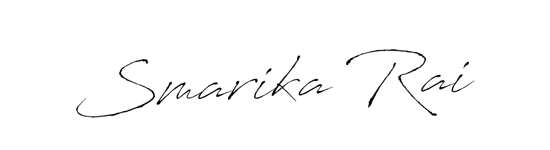 Also You can easily find your signature by using the search form. We will create Smarika Rai name handwritten signature images for you free of cost using Antro_Vectra sign style. Smarika Rai signature style 6 images and pictures png