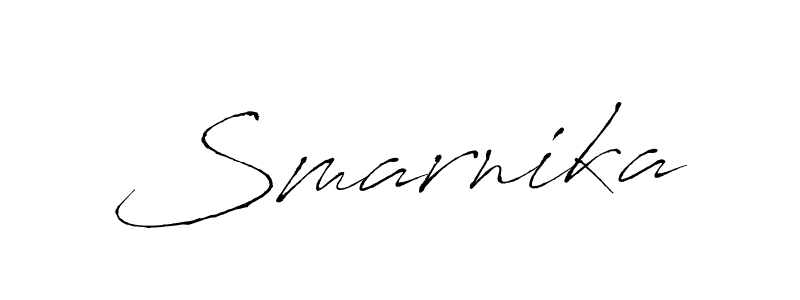 if you are searching for the best signature style for your name Smarnika. so please give up your signature search. here we have designed multiple signature styles  using Antro_Vectra. Smarnika signature style 6 images and pictures png