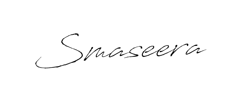 Also You can easily find your signature by using the search form. We will create Smaseera name handwritten signature images for you free of cost using Antro_Vectra sign style. Smaseera signature style 6 images and pictures png