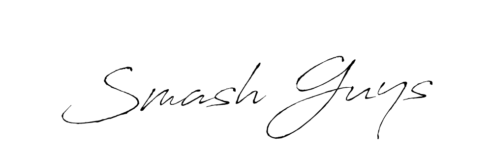 Make a beautiful signature design for name Smash Guys. With this signature (Antro_Vectra) style, you can create a handwritten signature for free. Smash Guys signature style 6 images and pictures png