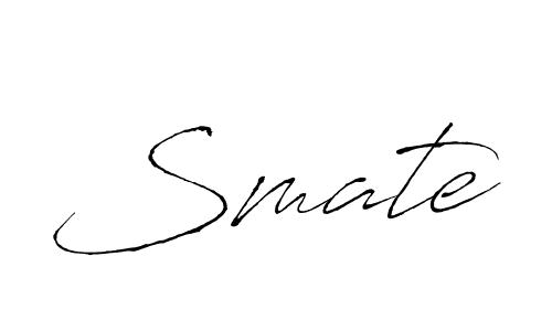 How to make Smate name signature. Use Antro_Vectra style for creating short signs online. This is the latest handwritten sign. Smate signature style 6 images and pictures png