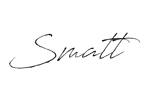 Similarly Antro_Vectra is the best handwritten signature design. Signature creator online .You can use it as an online autograph creator for name Smatt. Smatt signature style 6 images and pictures png