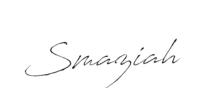 Also You can easily find your signature by using the search form. We will create Smaziah name handwritten signature images for you free of cost using Antro_Vectra sign style. Smaziah signature style 6 images and pictures png