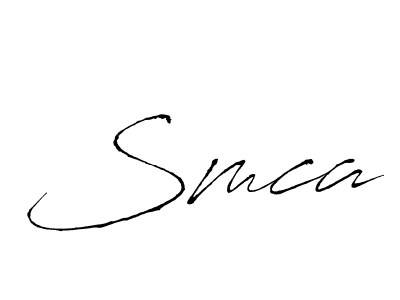 Similarly Antro_Vectra is the best handwritten signature design. Signature creator online .You can use it as an online autograph creator for name Smca. Smca signature style 6 images and pictures png