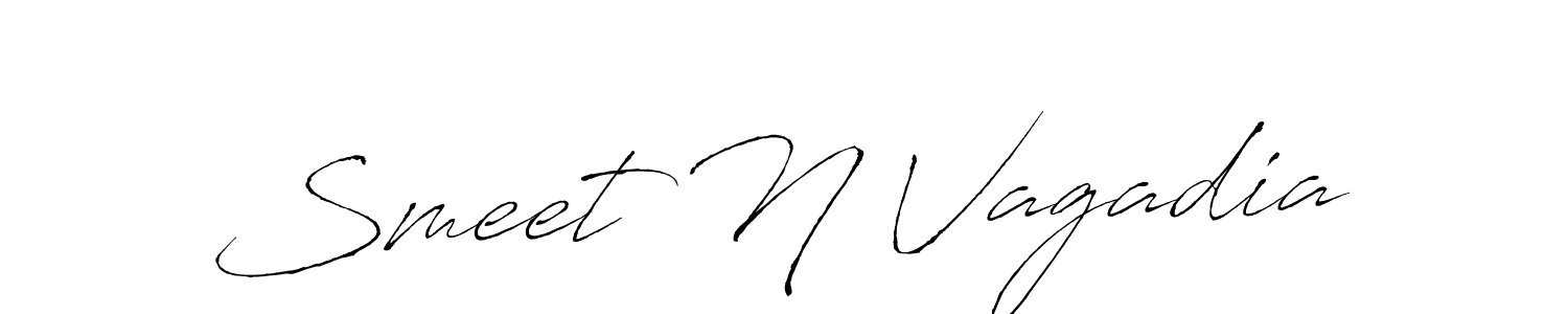 Once you've used our free online signature maker to create your best signature Antro_Vectra style, it's time to enjoy all of the benefits that Smeet N Vagadia name signing documents. Smeet N Vagadia signature style 6 images and pictures png