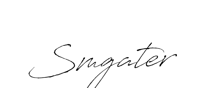 How to make Smgater signature? Antro_Vectra is a professional autograph style. Create handwritten signature for Smgater name. Smgater signature style 6 images and pictures png