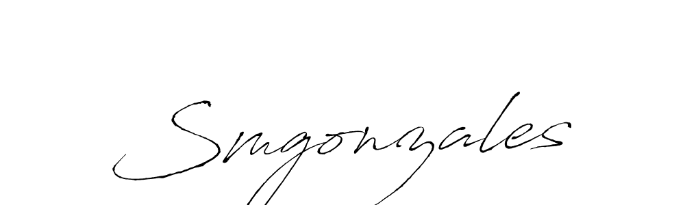 The best way (Antro_Vectra) to make a short signature is to pick only two or three words in your name. The name Smgonzales include a total of six letters. For converting this name. Smgonzales signature style 6 images and pictures png