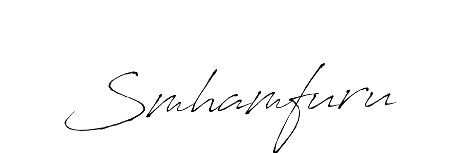 How to make Smhamfuru name signature. Use Antro_Vectra style for creating short signs online. This is the latest handwritten sign. Smhamfuru signature style 6 images and pictures png