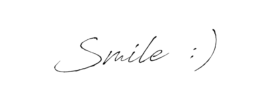 Also we have Smile  :) name is the best signature style. Create professional handwritten signature collection using Antro_Vectra autograph style. Smile  :) signature style 6 images and pictures png