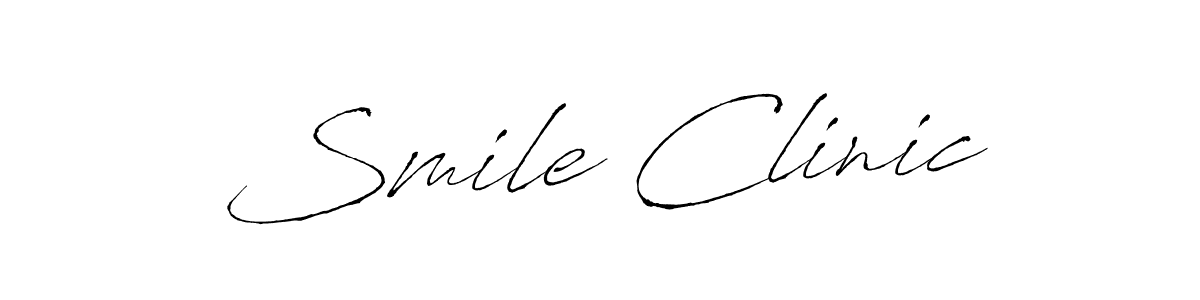 How to make Smile Clinic signature? Antro_Vectra is a professional autograph style. Create handwritten signature for Smile Clinic name. Smile Clinic signature style 6 images and pictures png