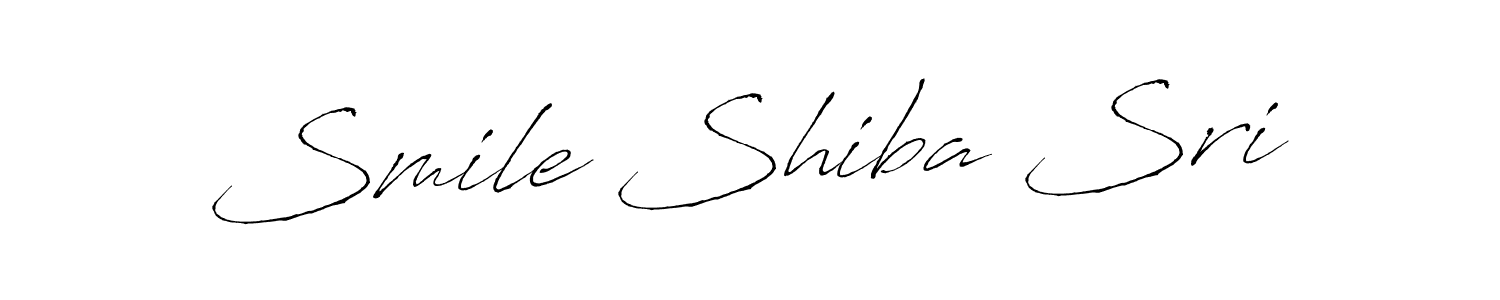 How to make Smile Shiba Sri signature? Antro_Vectra is a professional autograph style. Create handwritten signature for Smile Shiba Sri name. Smile Shiba Sri signature style 6 images and pictures png