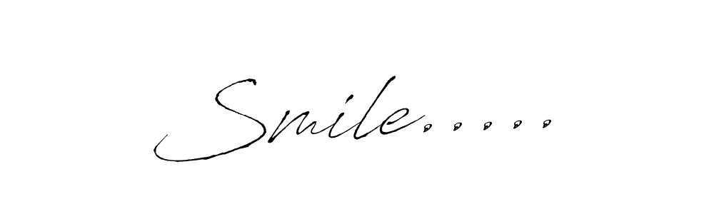 How to make Smile..... signature? Antro_Vectra is a professional autograph style. Create handwritten signature for Smile..... name. Smile..... signature style 6 images and pictures png