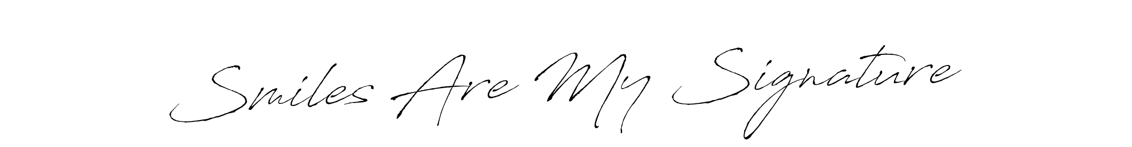 Also we have Smiles Are My Signature name is the best signature style. Create professional handwritten signature collection using Antro_Vectra autograph style. Smiles Are My Signature signature style 6 images and pictures png