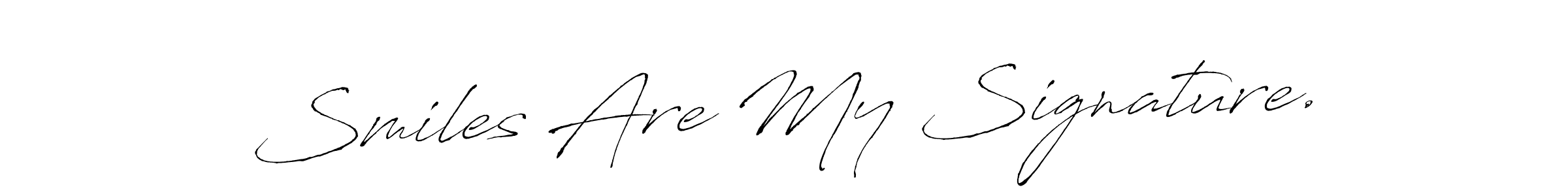 Similarly Antro_Vectra is the best handwritten signature design. Signature creator online .You can use it as an online autograph creator for name Smiles Are My Signature.. Smiles Are My Signature. signature style 6 images and pictures png