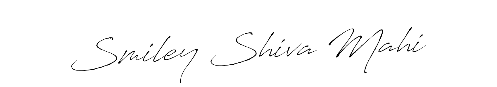 You can use this online signature creator to create a handwritten signature for the name Smiley Shiva Mahi. This is the best online autograph maker. Smiley Shiva Mahi signature style 6 images and pictures png