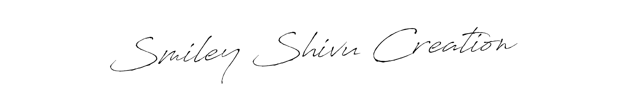 Make a beautiful signature design for name Smiley Shivu Creation. Use this online signature maker to create a handwritten signature for free. Smiley Shivu Creation signature style 6 images and pictures png