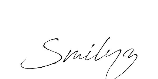 Similarly Antro_Vectra is the best handwritten signature design. Signature creator online .You can use it as an online autograph creator for name Smilyz. Smilyz signature style 6 images and pictures png