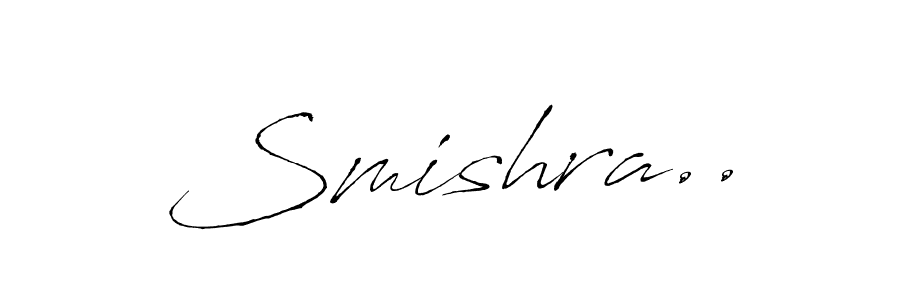 Also You can easily find your signature by using the search form. We will create Smishra.. name handwritten signature images for you free of cost using Antro_Vectra sign style. Smishra.. signature style 6 images and pictures png