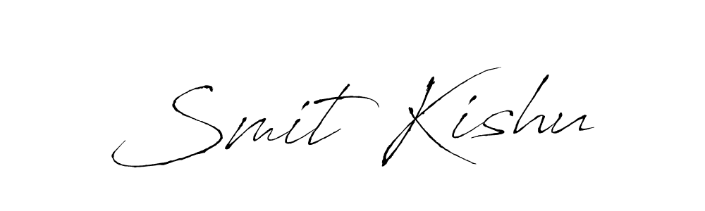 Design your own signature with our free online signature maker. With this signature software, you can create a handwritten (Antro_Vectra) signature for name Smit Kishu. Smit Kishu signature style 6 images and pictures png