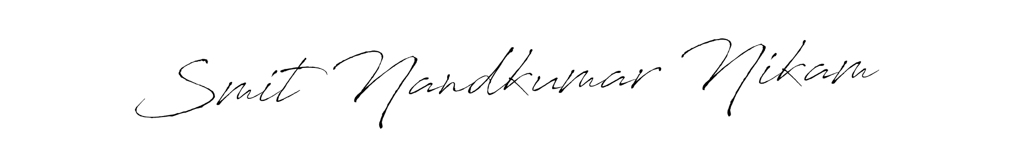 Here are the top 10 professional signature styles for the name Smit Nandkumar Nikam. These are the best autograph styles you can use for your name. Smit Nandkumar Nikam signature style 6 images and pictures png