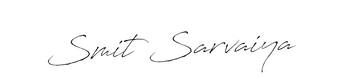 Make a short Smit Sarvaiya signature style. Manage your documents anywhere anytime using Antro_Vectra. Create and add eSignatures, submit forms, share and send files easily. Smit Sarvaiya signature style 6 images and pictures png